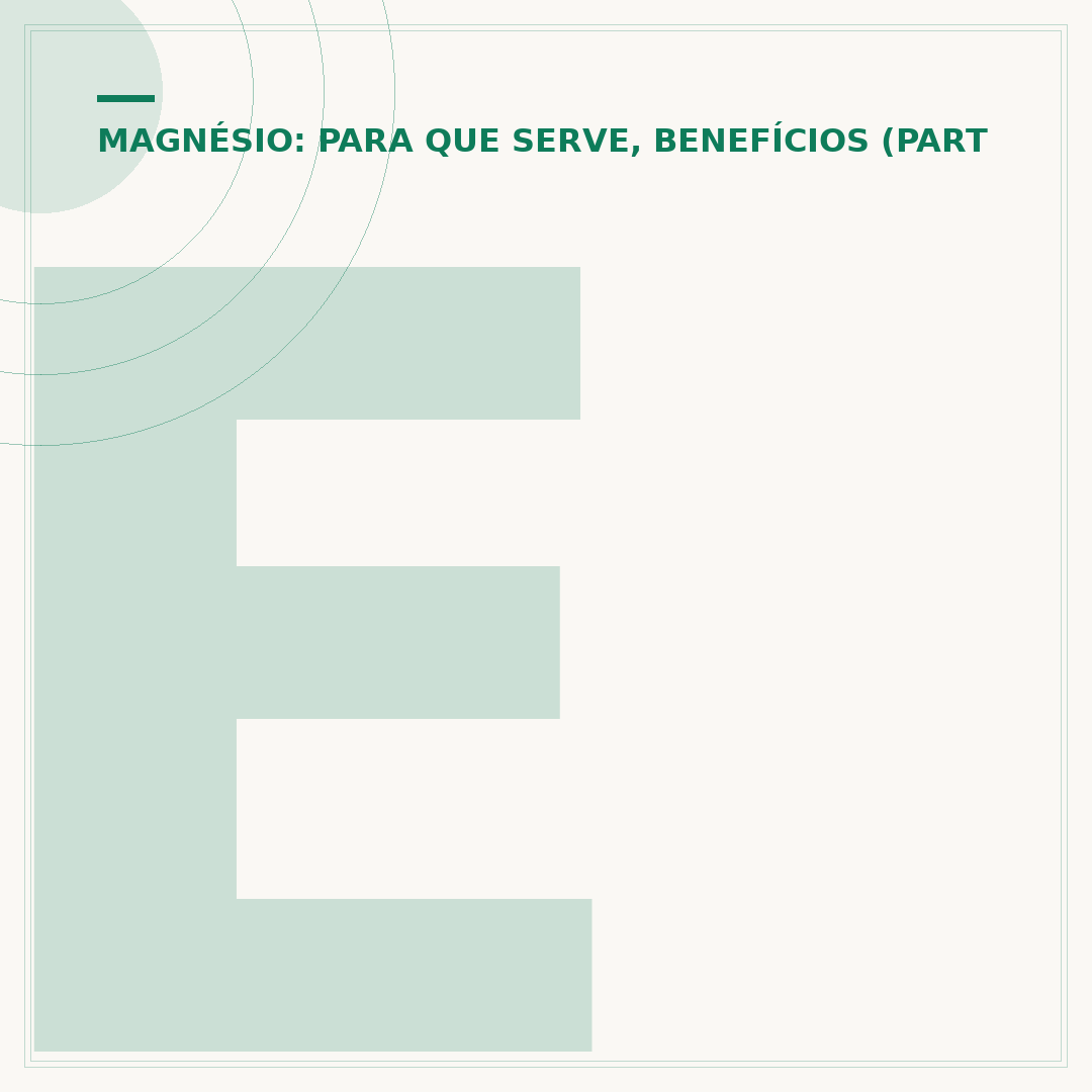 Em quais alimentos encontrar magnésio e seus benefícios