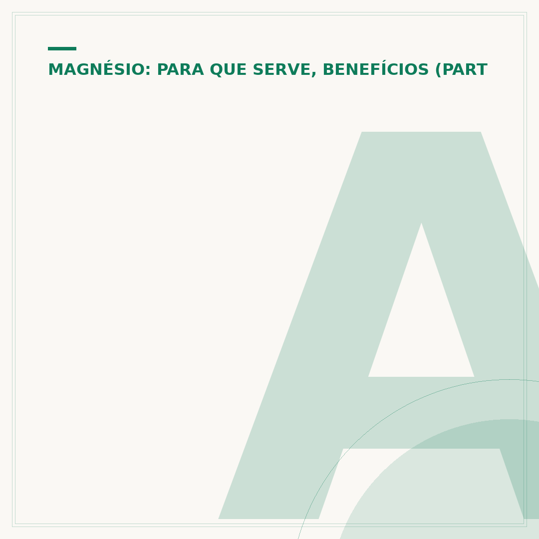 Alimentos fonte de magnésio