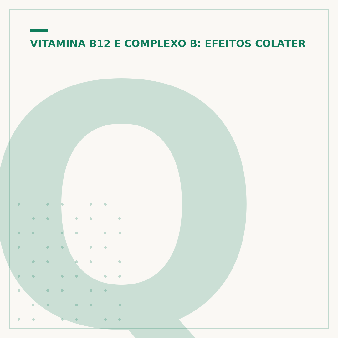 Quem amamenta pode tomar vitamina B12?
