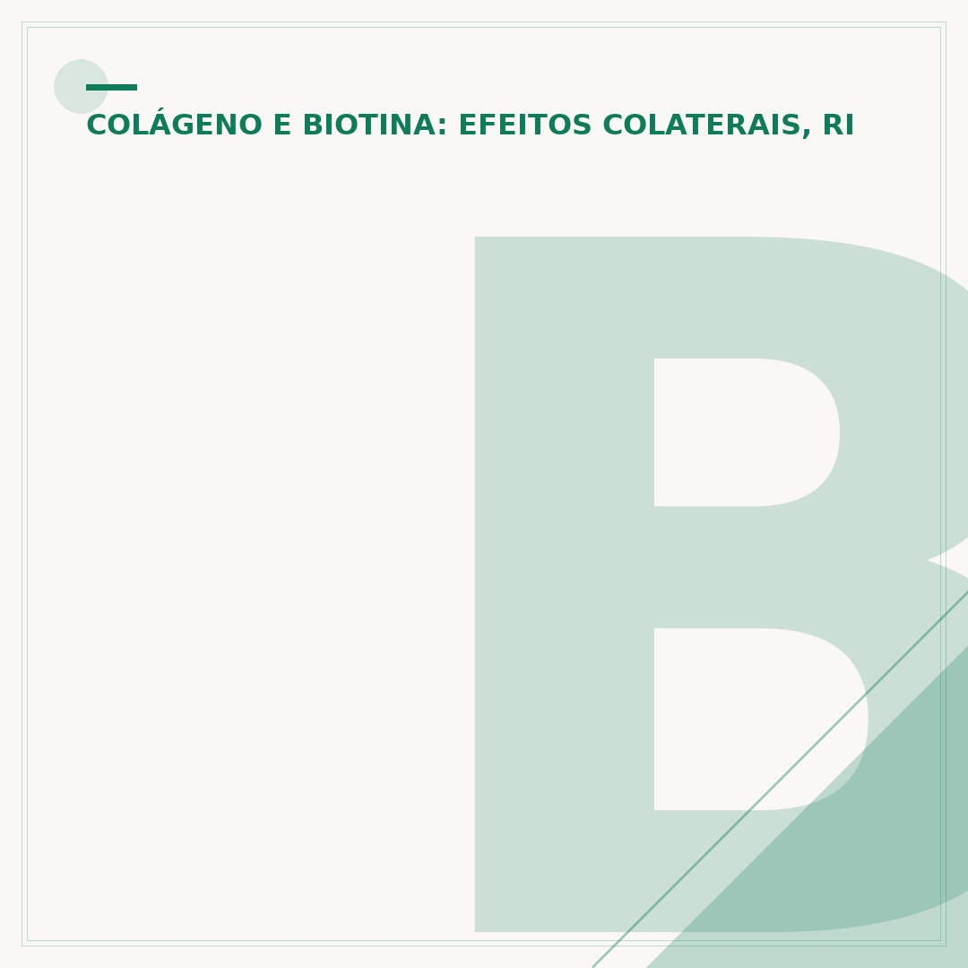 Biotina para o crescimento do cabelo