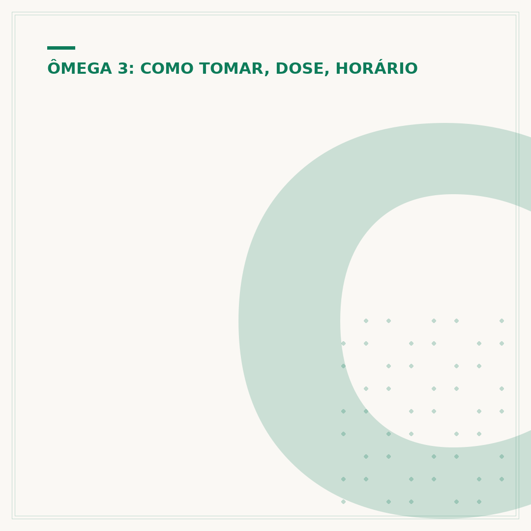 Coenzima Q10 e ômega 3 juntos