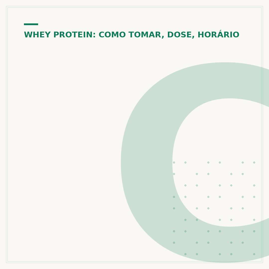 Como tomar proteína whey