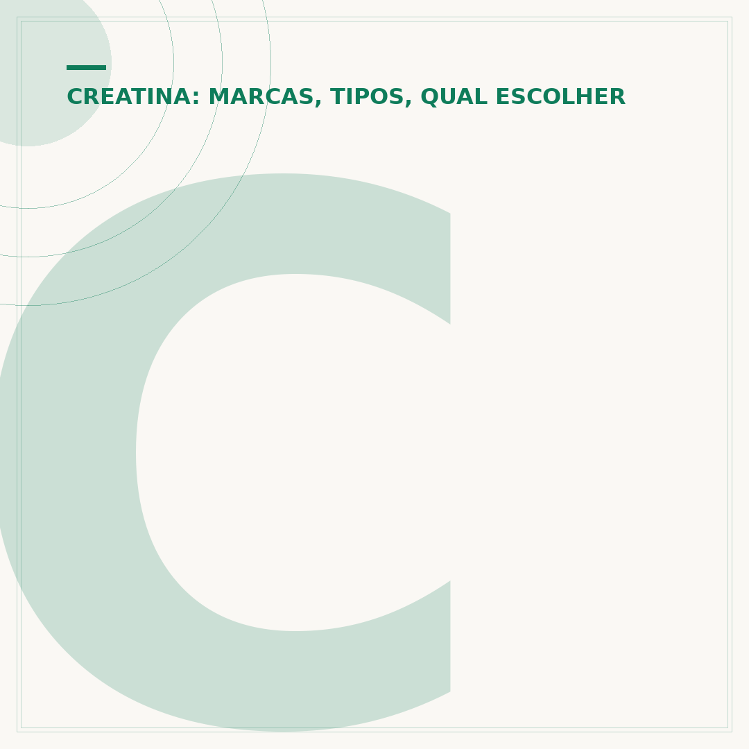 Creatina 3vs: benefícios, tipos e como escolher o seu