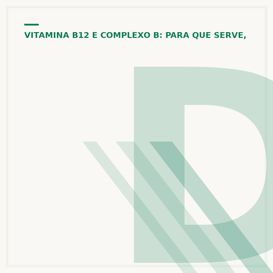 De onde vem a vitamina B12: fontes e importância