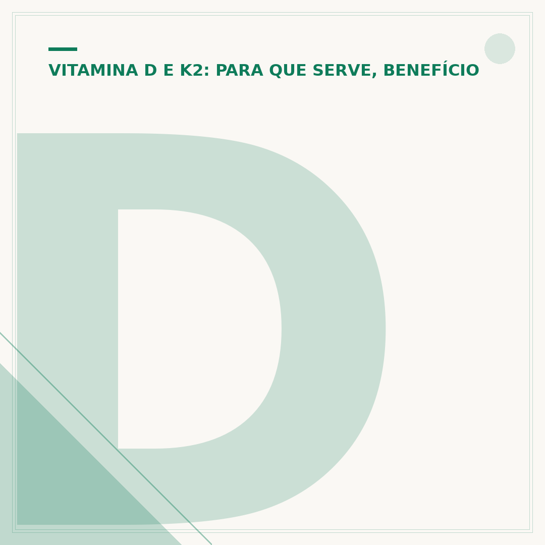 Derma Mulher Vitamina K2 8 em 1: O que você precisa saber