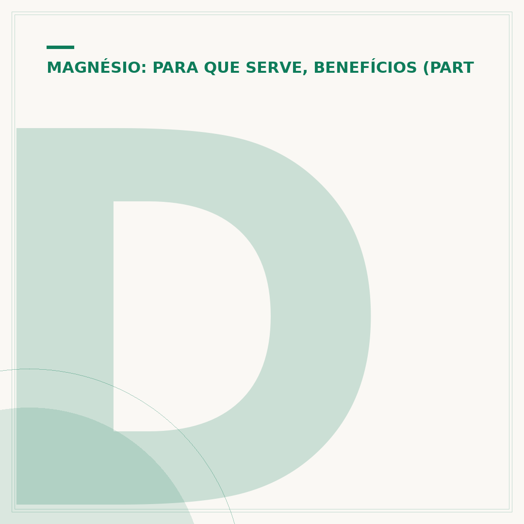 Di magnésio malato: para que serve e seus benefícios