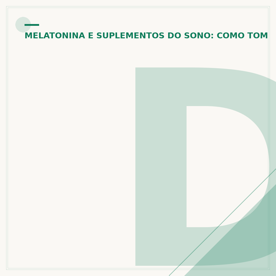 Dose de melatonina para idosos: o que saber