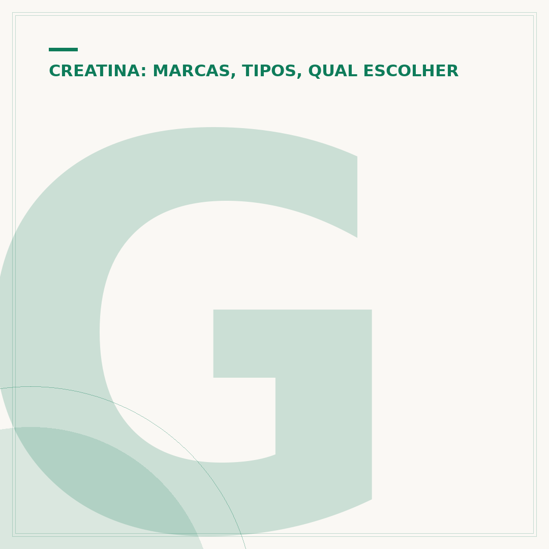 Glutamina e Creatina