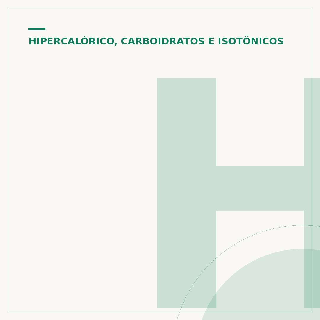 Hipercalórico para a espinha