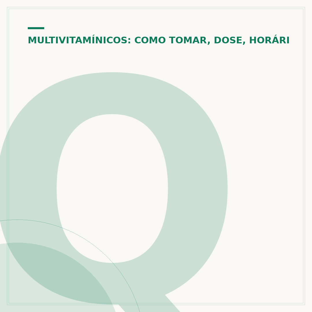 Qual o melhor horário para tomar Lavitan A-Z Mulher