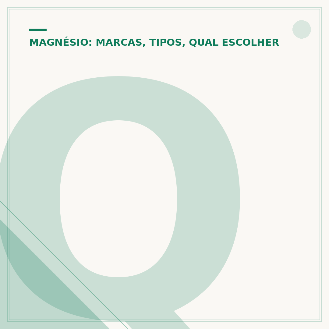 Qual o melhor magnésio para as articulações?
