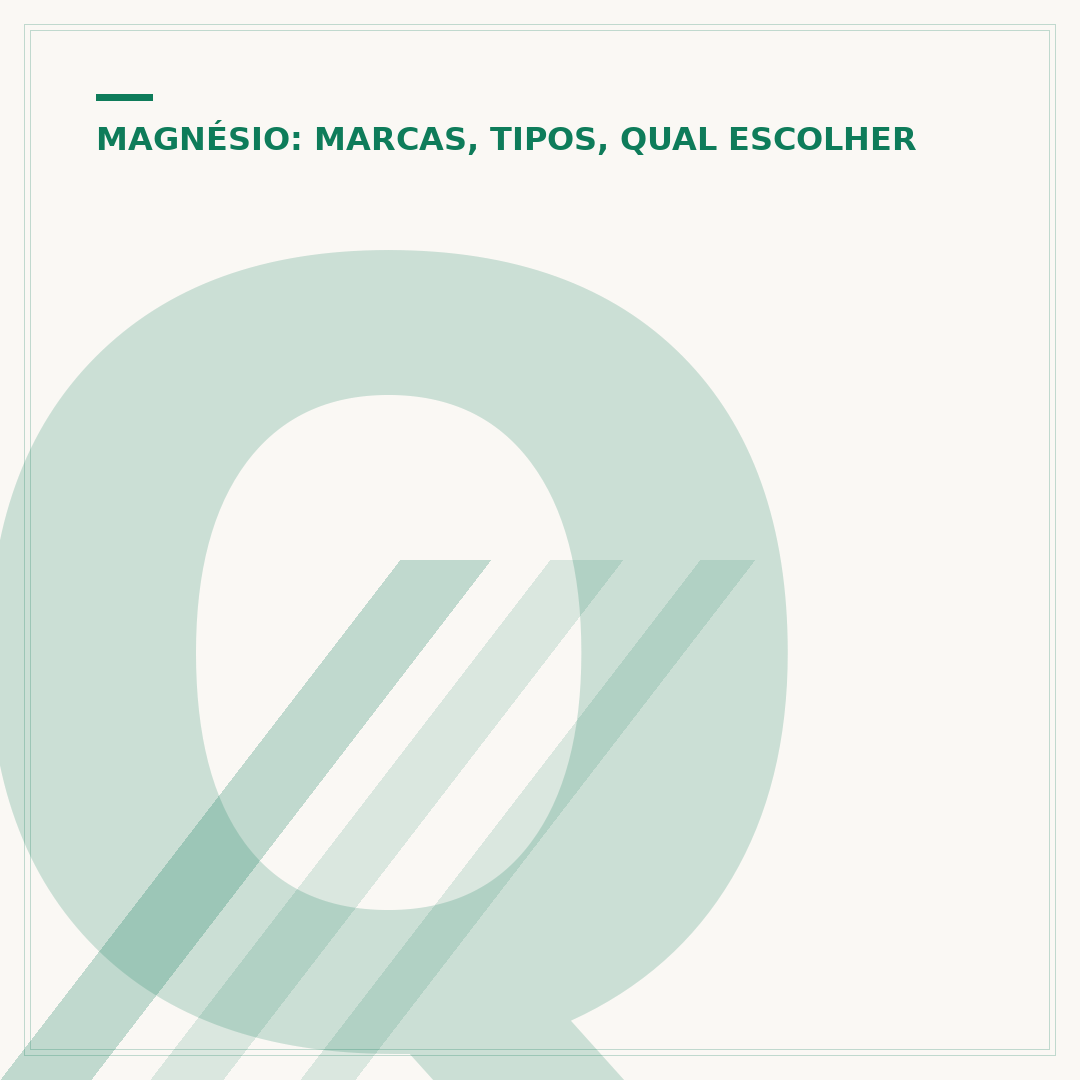 Qual o melhor magnésio para o cérebro?
