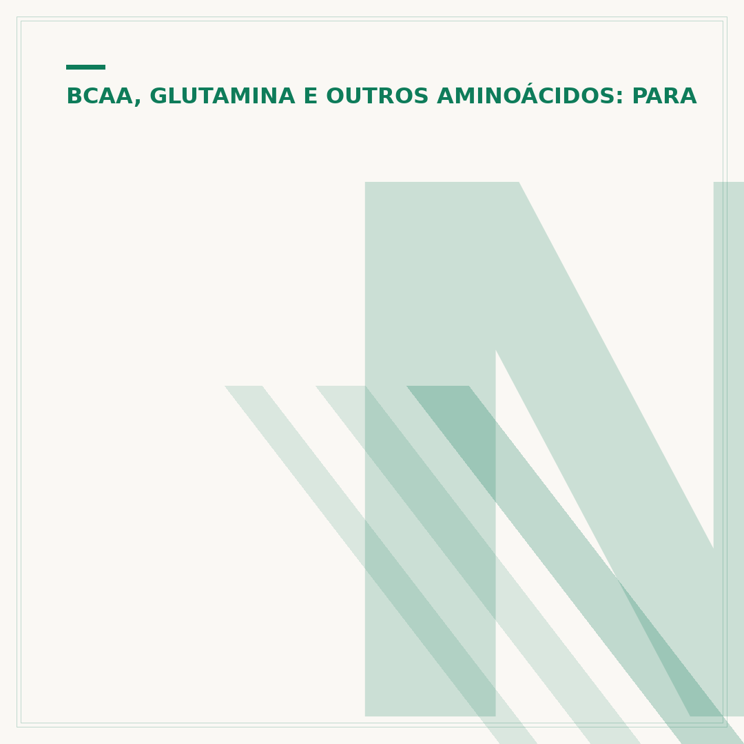 NAC, Glicina e Taurina: para que servem e como agem