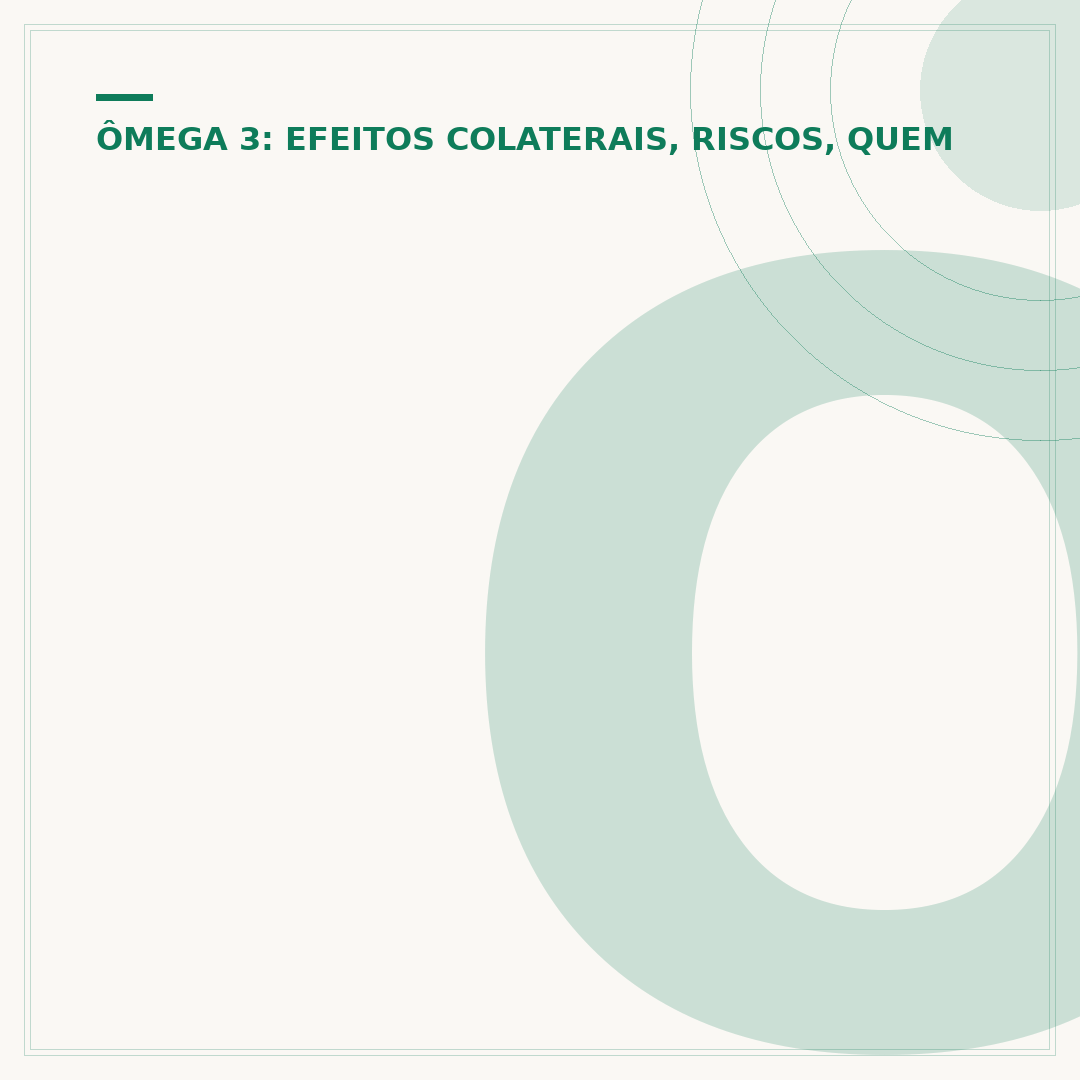 Ômega 3 faz mal para o coração? Entenda os riscos