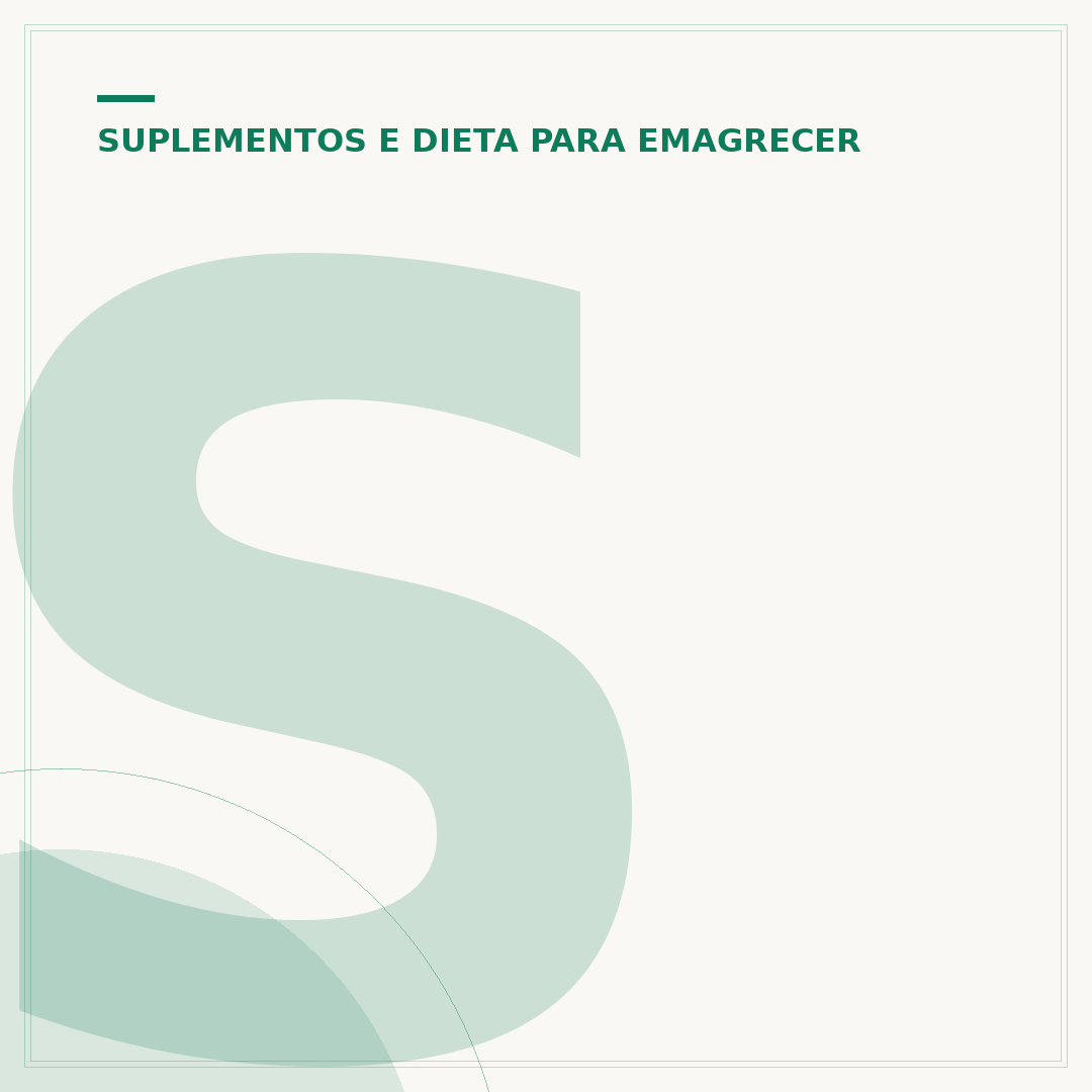 Suplementação para emagrecer