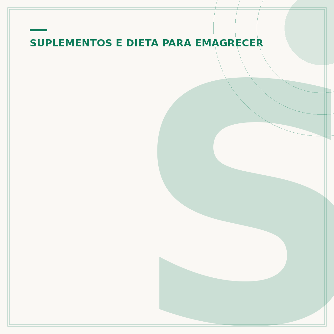 Suplemento alimentar para emagrecer