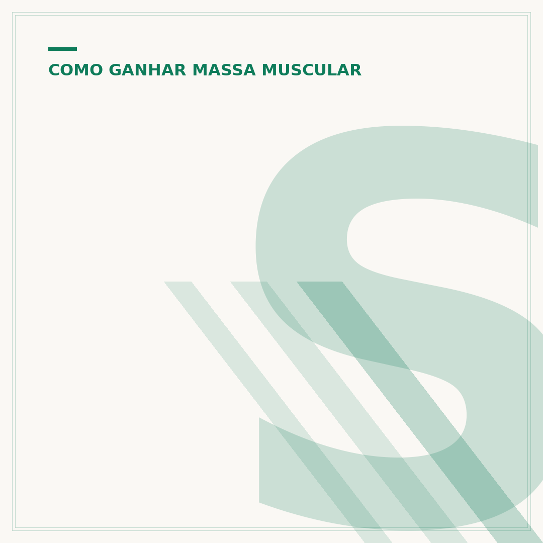 Suplemento para ganhar massa