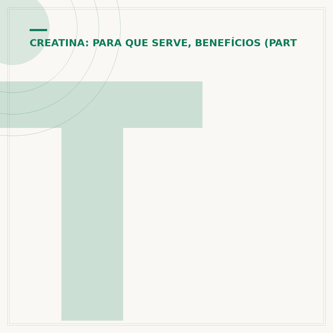 Tomar creatina sem treinar faz bem?