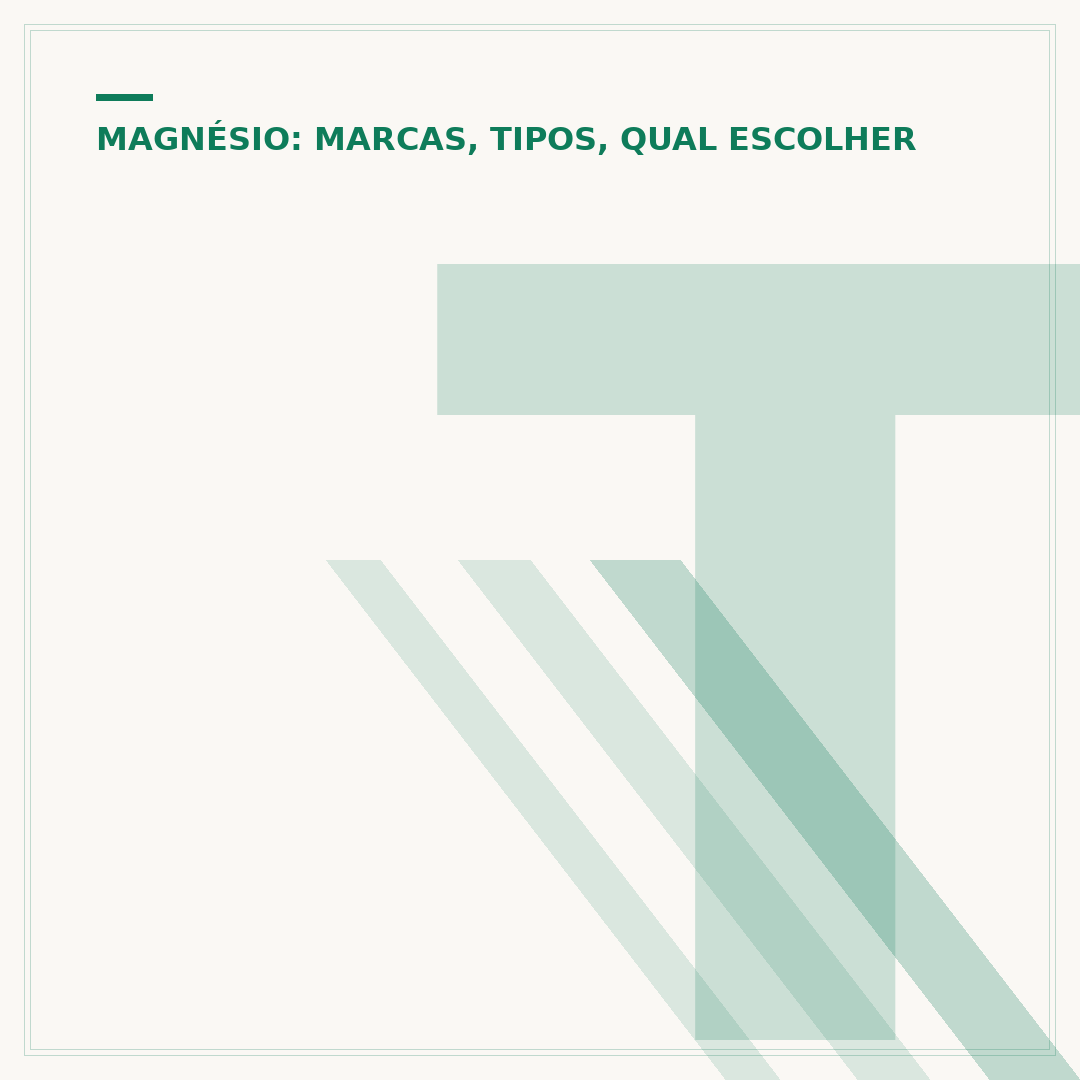 Triplo Magnésio: o que é e para que serve