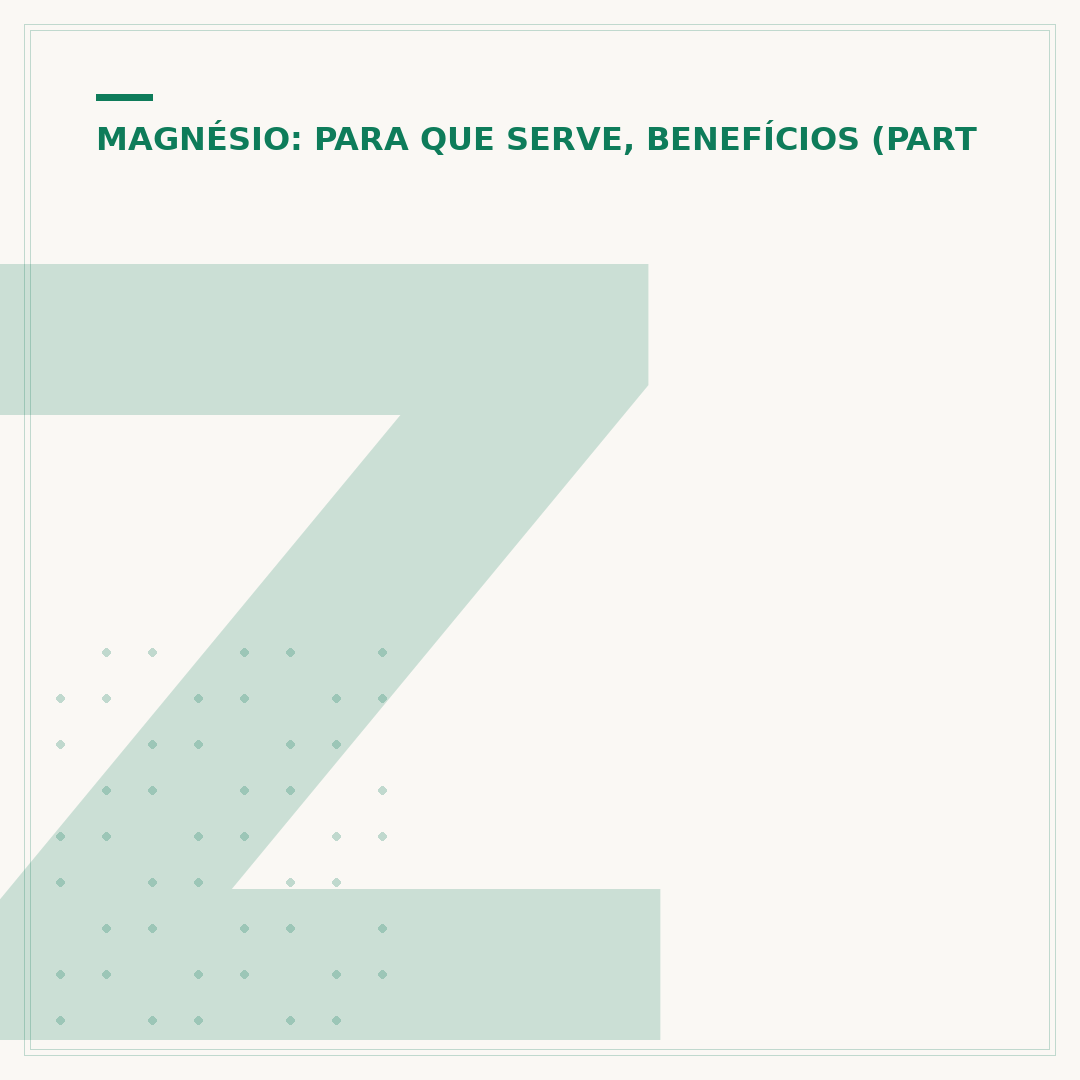 Zinco, selênio e magnésio: para que servem?
