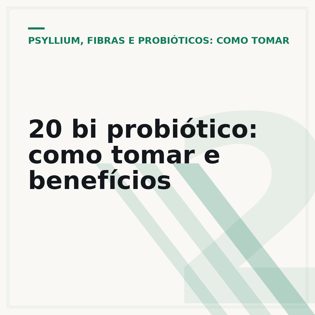 20 bi probiótico: como tomar e benefícios
