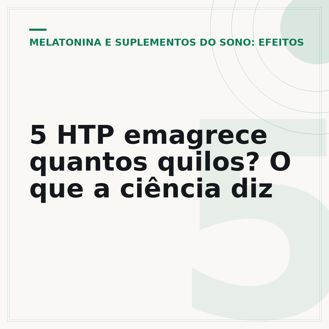 5 HTP emagrece quantos quilos? O que a ciência diz