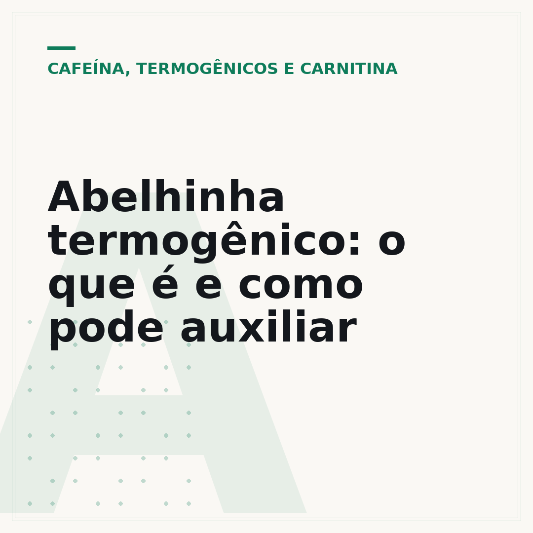 Abelhinha termogênico: o que é e como pode auxiliar