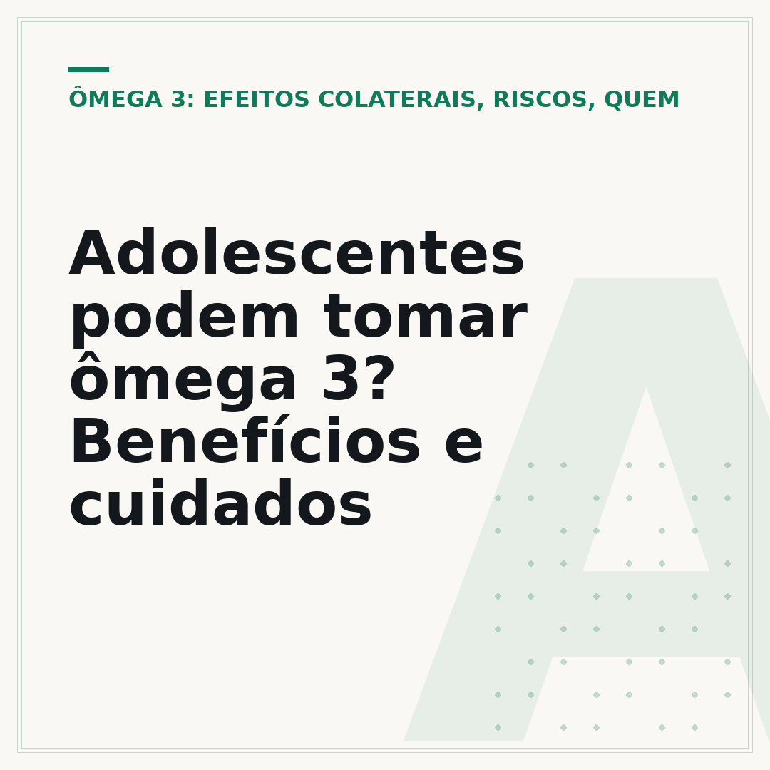 Adolescentes podem tomar ômega 3? Benefícios e cuidados