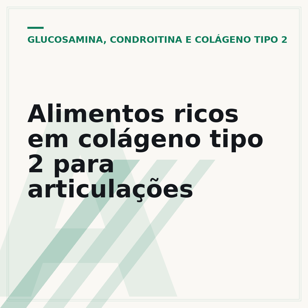 Alimentos ricos em colágeno tipo 2 para articulações