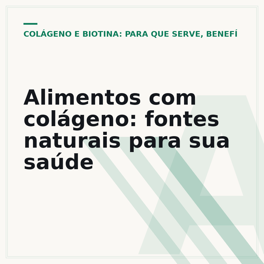 Alimentos com colágeno: fontes naturais para sua saúde