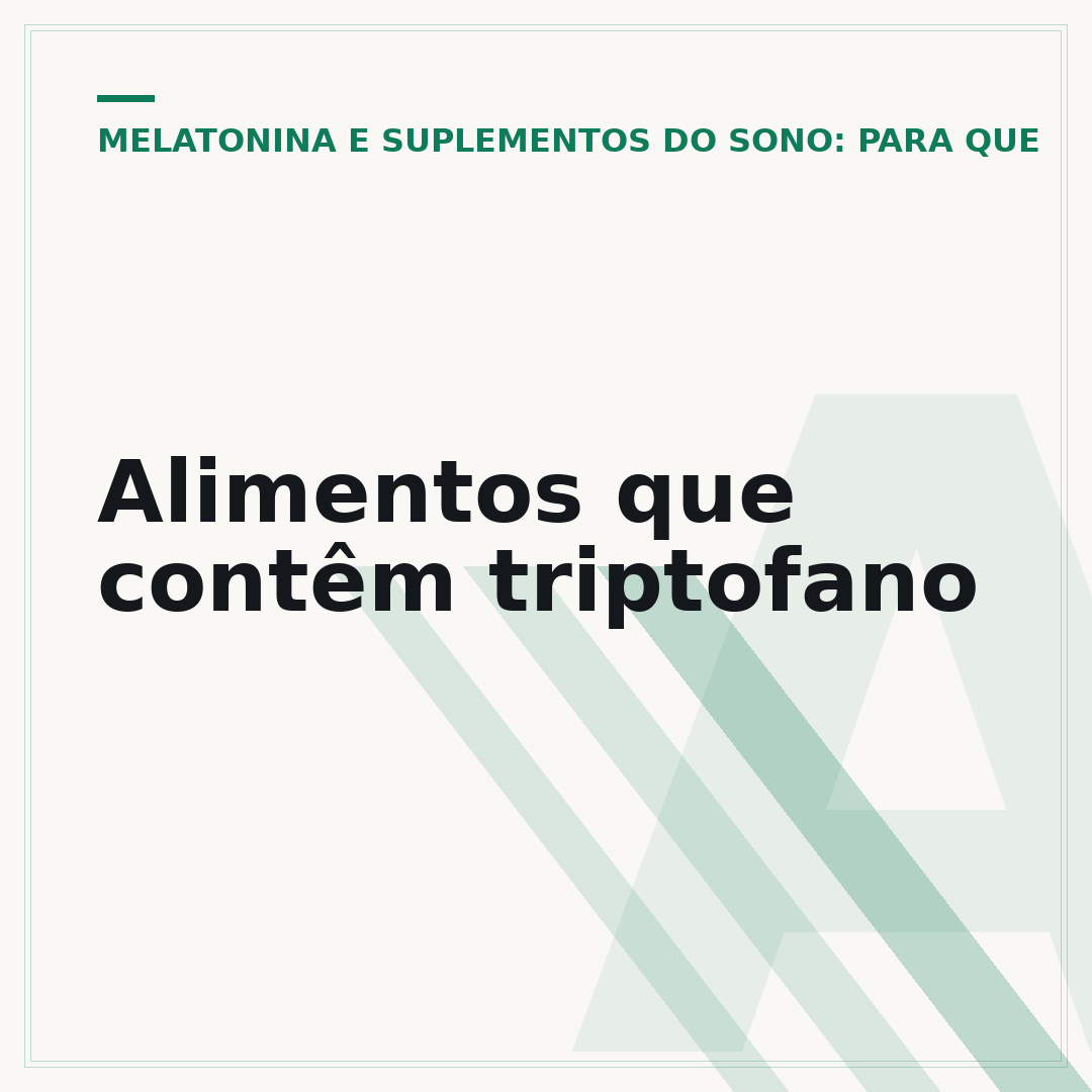 Alimentos que contêm triptofano