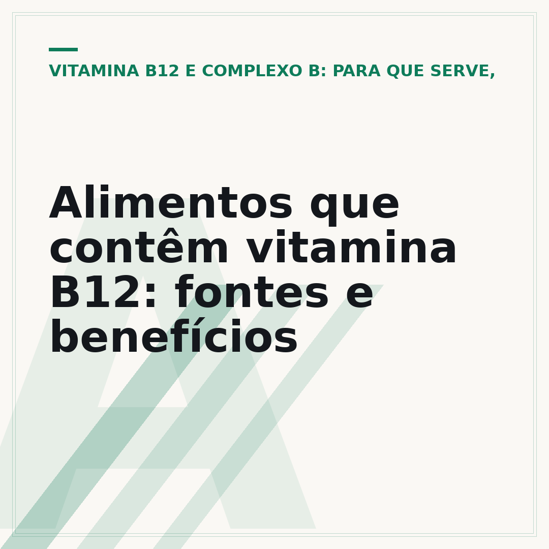 Alimentos que contêm vitamina B12: fontes e benefícios