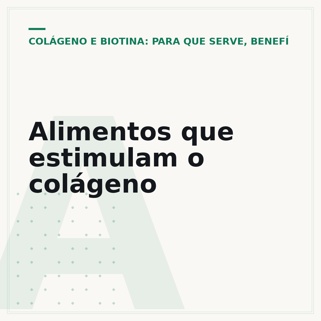 Alimentos que estimulam o colágeno