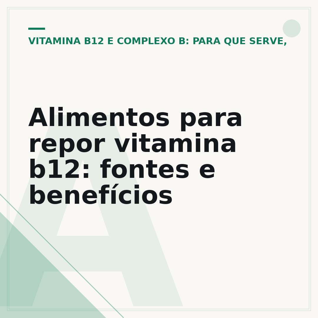 Alimentos para repor vitamina b12: fontes e benefícios
