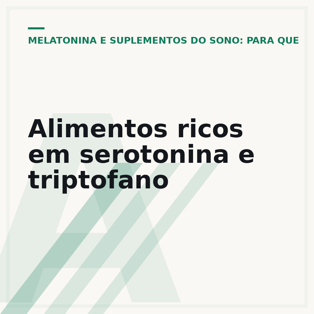 Alimentos ricos em serotonina e triptofano
