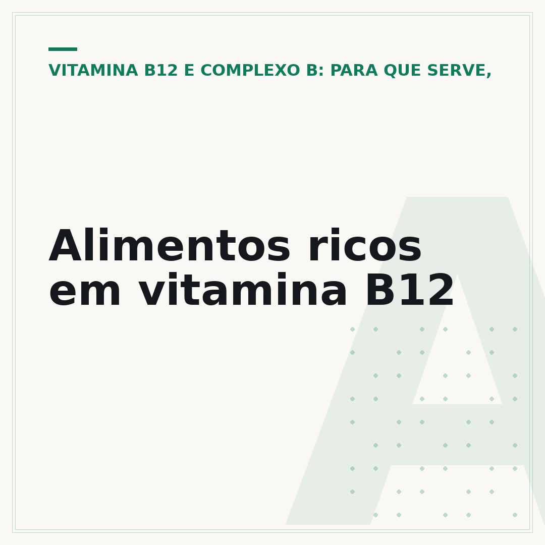 Alimentos ricos em vitamina B12