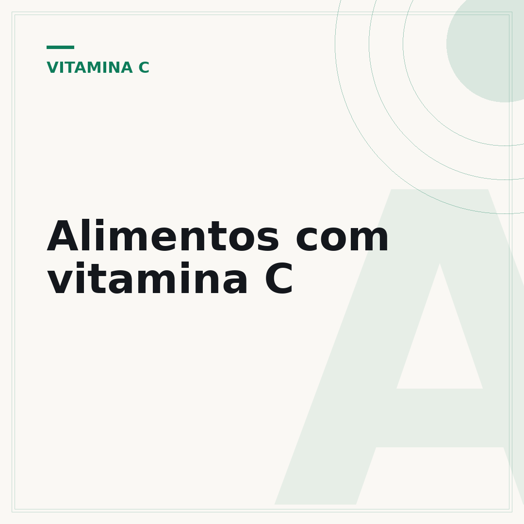 Alimentos com vitamina C