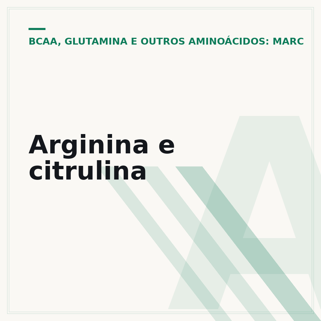 Arginina e citrulina