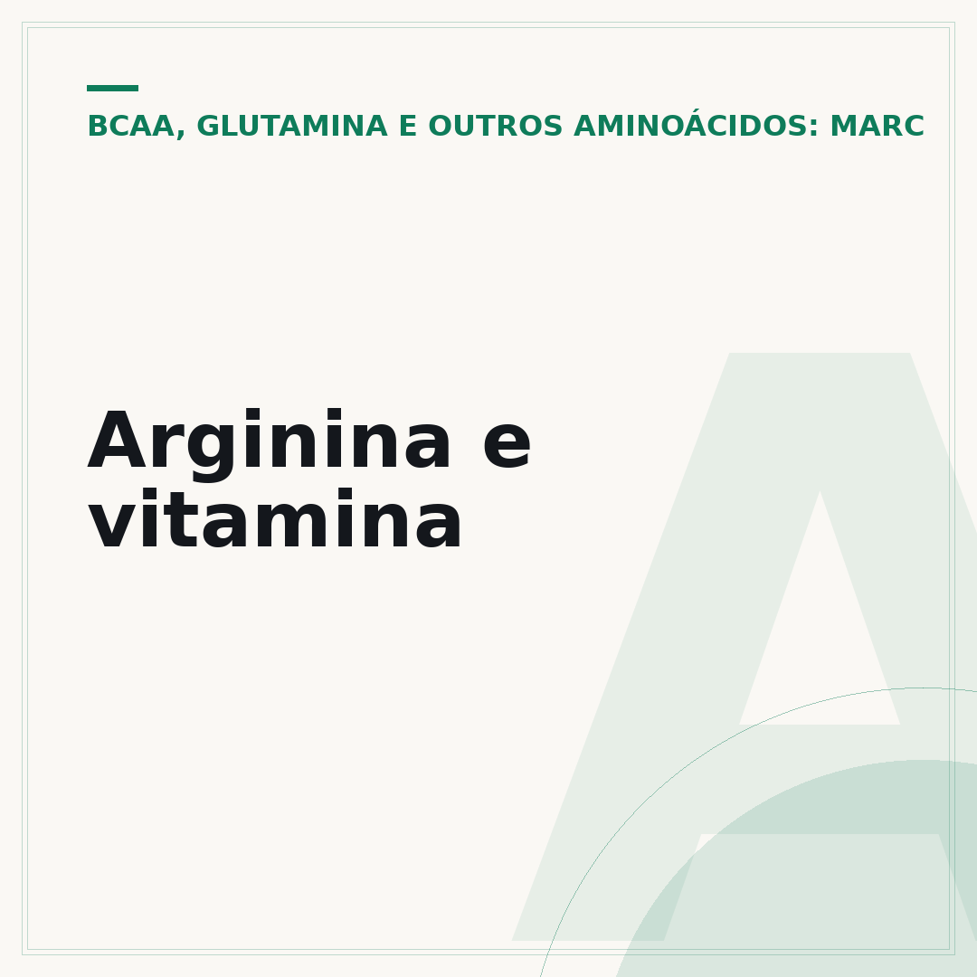 Arginina e vitamina