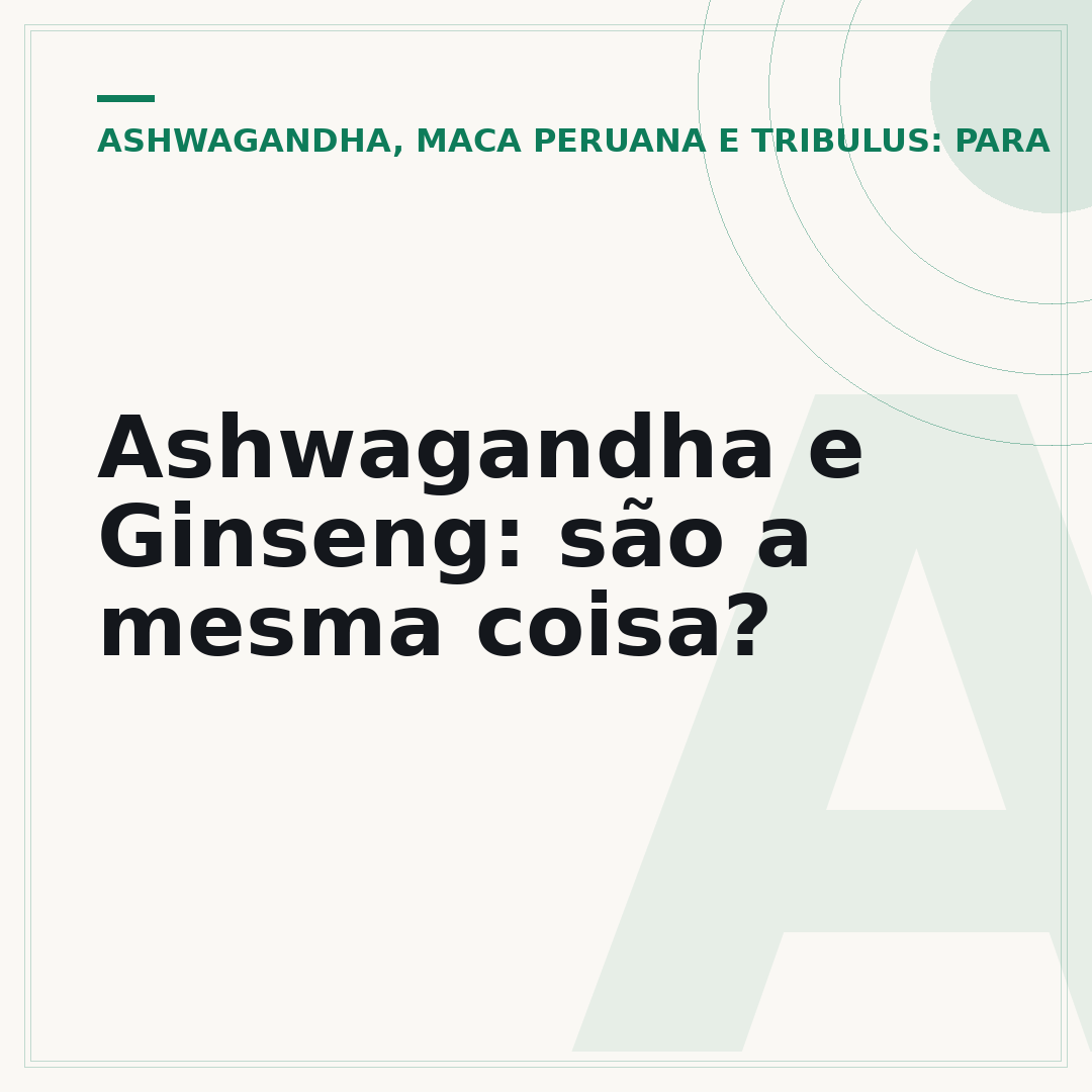 Ashwagandha e Ginseng: são a mesma coisa?