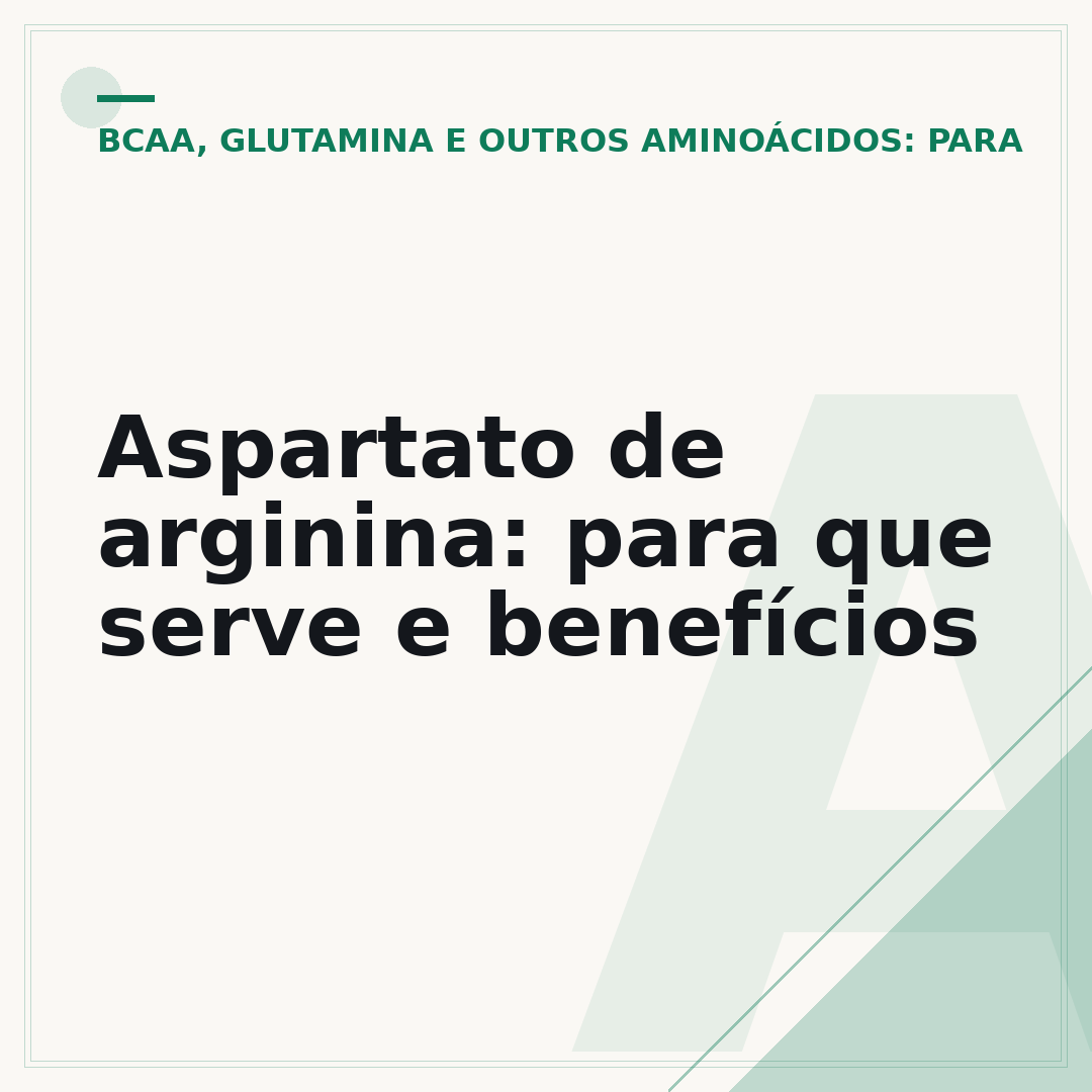 Aspartato de arginina: para que serve e benefícios