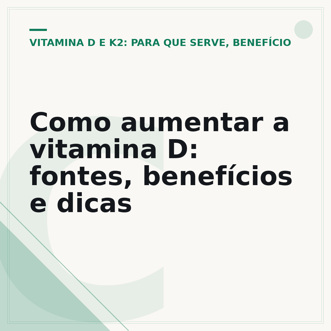 Como aumentar a vitamina D: fontes, benefícios e dicas