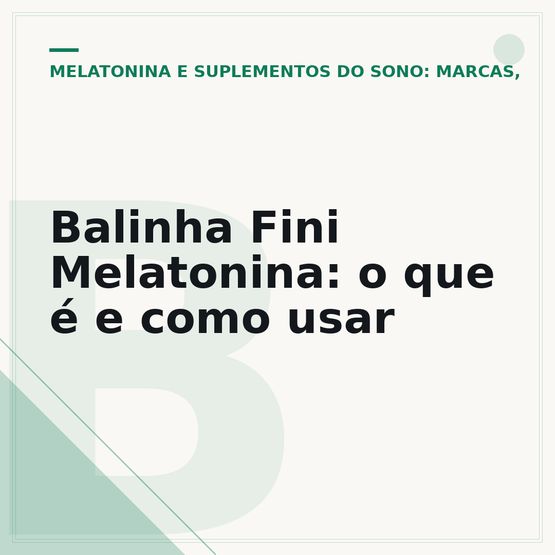 Balinha Fini Melatonina: o que é e como usar