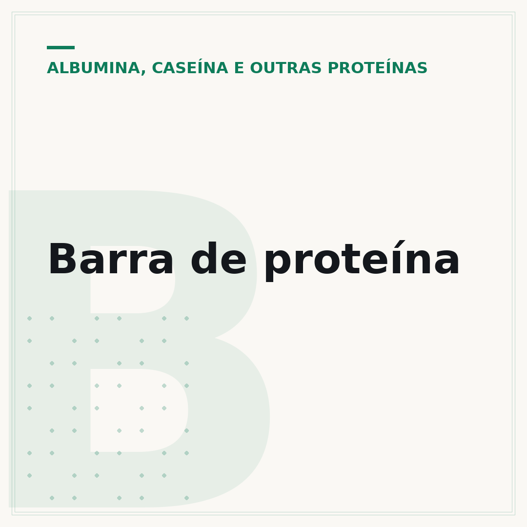 Barra de proteína