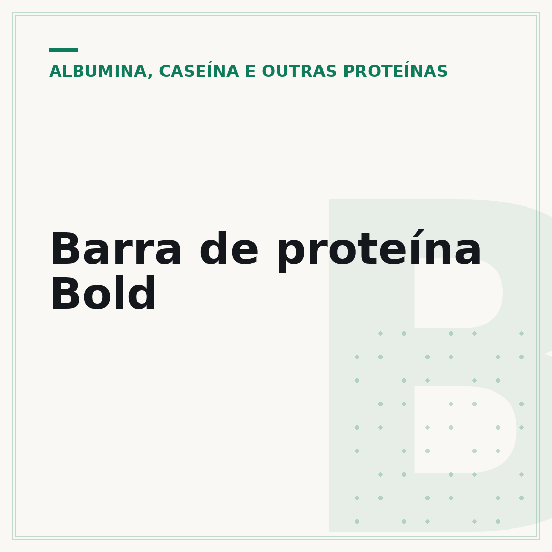 Barra de proteína Bold