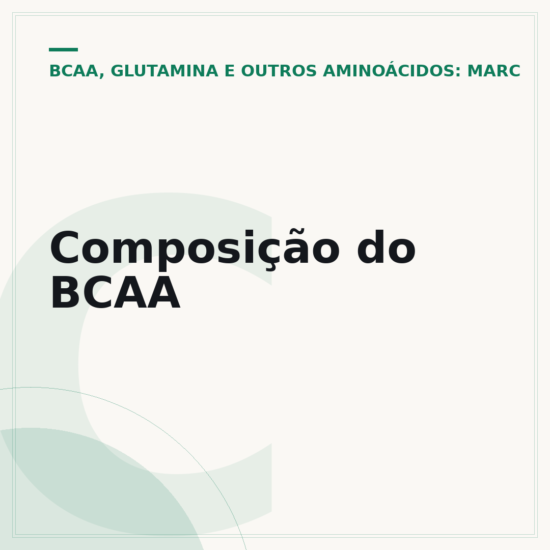 Composição do BCAA