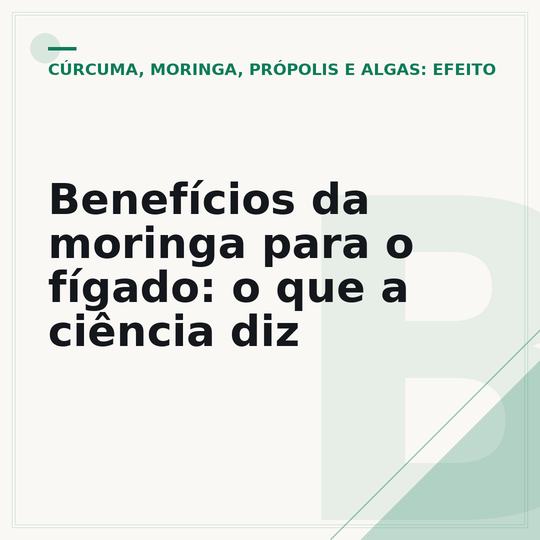 Benefícios da moringa para o fígado: o que a ciência diz