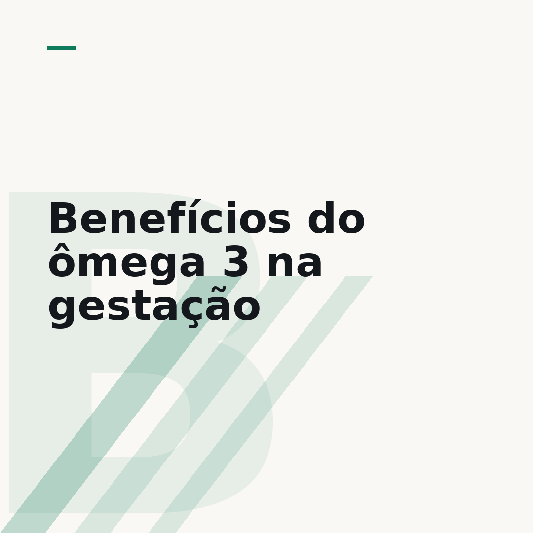 Benefícios do ômega 3 na gestação