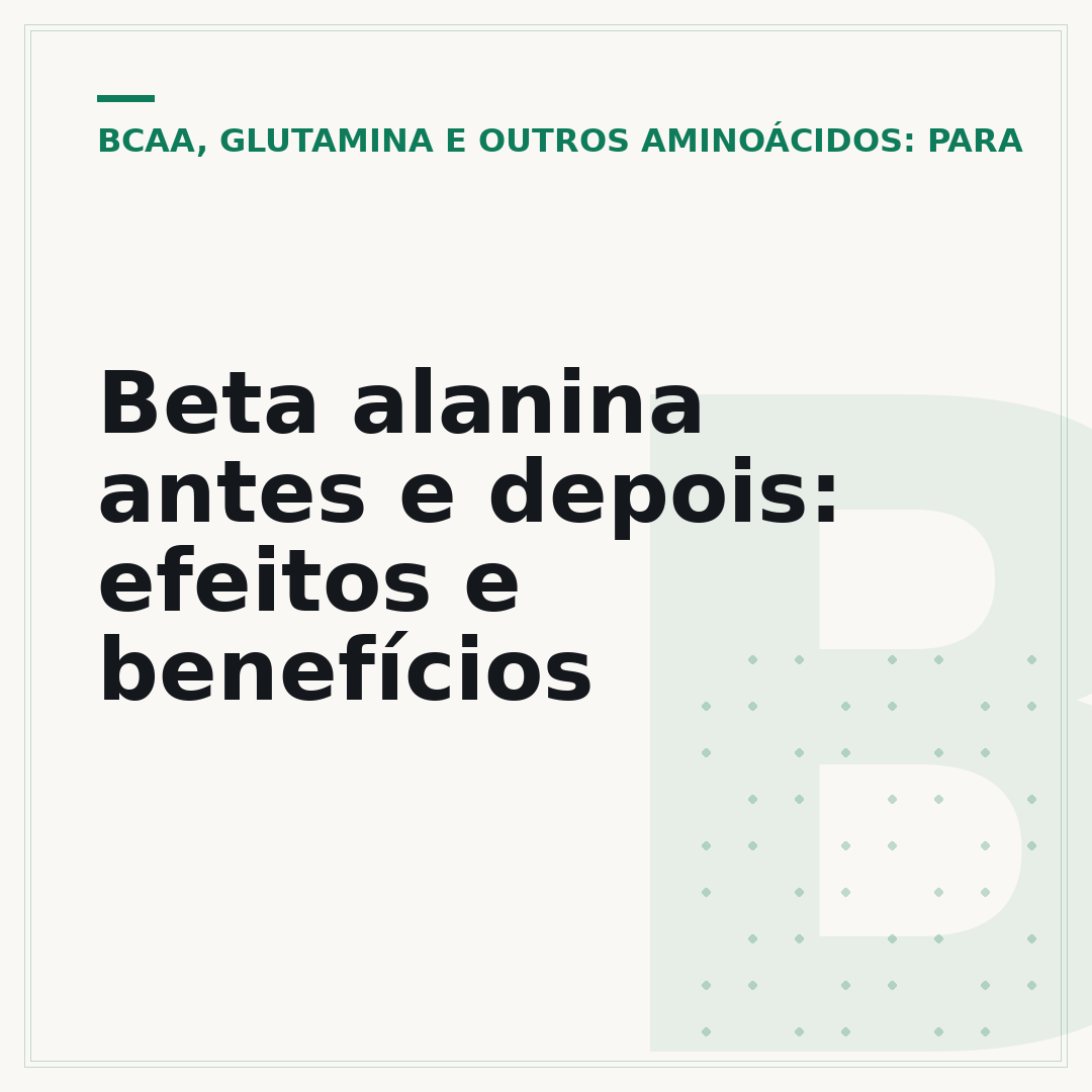 Beta alanina antes e depois: efeitos e benefícios