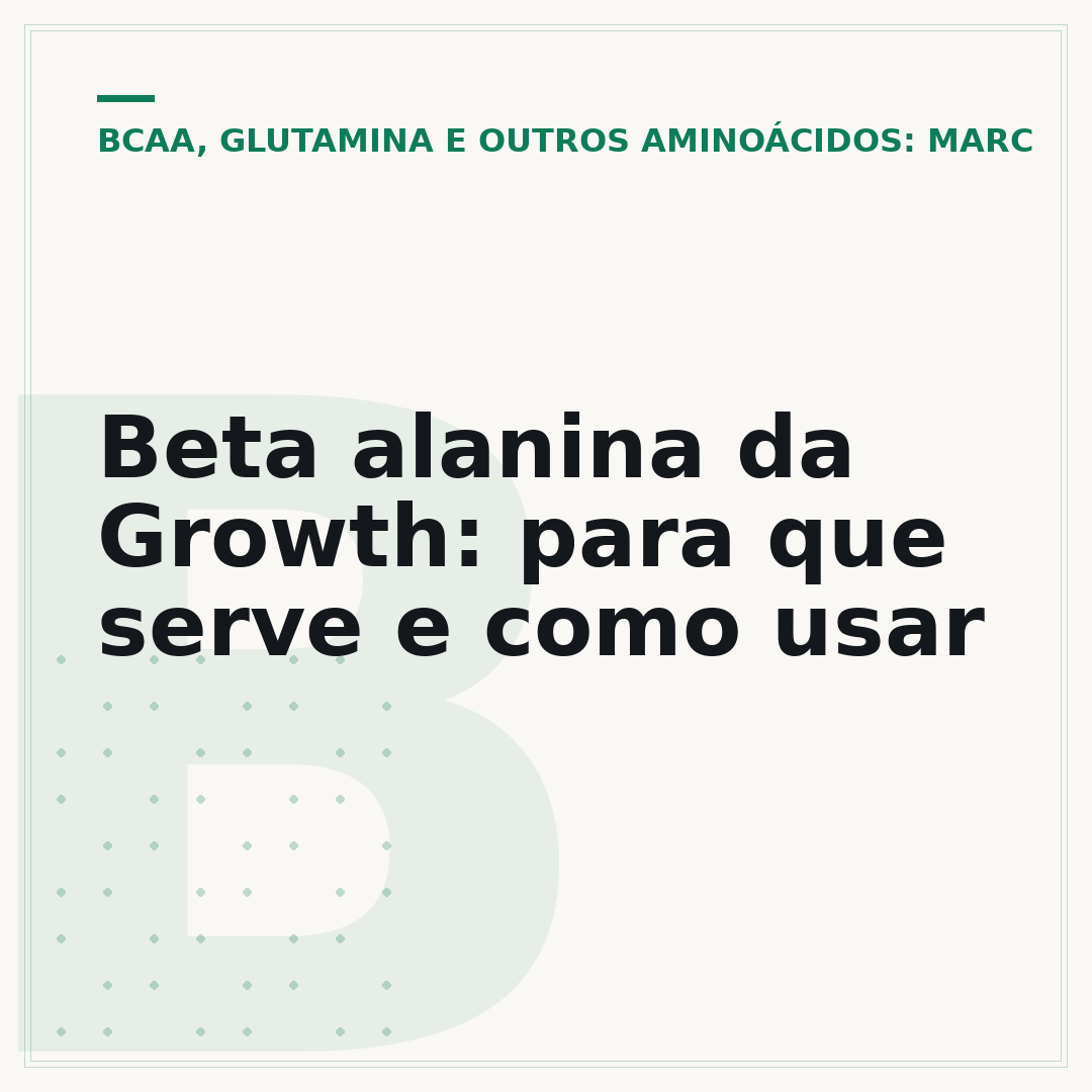 Beta alanina da Growth: para que serve e como usar